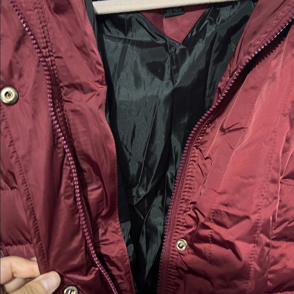 Red Puffer Coat - Picture 4 of 4